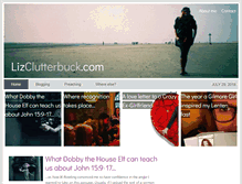 Tablet Screenshot of lizclutterbuck.com